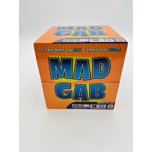 Mattel Mad Gab Adult Word Card Game | Family Night 2-12 Player 100% Complete VG
